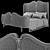 Elegant Euphoria: Eloquence Bed 3D model small image 2