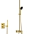 Luxurious Gold Furo Shower Enclosure 3D model small image 4