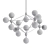 Modern Molecular Chandelier 3D model small image 2