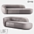 Modern Leather Sofa 30915 3D model small image 1