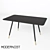 Modernist Smith Dining Table: Sleek & Stylish 3D model small image 1