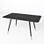 Modernist Smith Dining Table: Sleek & Stylish 3D model small image 2