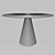  Scandinavian Style Round Dining Table 3D model small image 4
