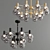 Modern LED Chandelier: Elegant Illumination 3D model small image 2