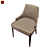 Elegance Oak Dining Chair 3D model small image 6
