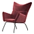 Ch445 Wing Lounge Chair: Modern, Stylish & Comfortable 3D model small image 2