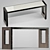 Elegant Melange Joni Console Table 3D model small image 3