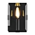 Modern Novara Lightstar Wall Sconce 3D model small image 3