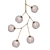 Polished Gold Neutron Chandelier 3D model small image 1