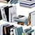 Artistic Design Book Collection 3D model small image 3