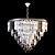 Crystal 12-Light Chandelier, 60cm Diameter 3D model small image 1