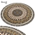 Elegant Round Rug: 03 3D model small image 1