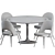 Modern Dining Set by Knoll 3D model small image 4