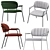 Stylish Jolien Armrest Lounge Chair 3D model small image 5