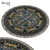 Sophisticated Circle Rug 3D model small image 1