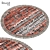 Stylish Round Rug for Any Room 3D model small image 1