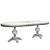 Handcrafted Dining Table: Bella Grand Romano 3D model small image 3