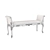 Romano Home Josephine Bench with Railing: Handcrafted Elegance 3D model small image 3