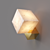 Sleek Cube Wall Lamp 3D model small image 1