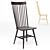 Kamron High Back Windsor Chair: Elegant & Timeless 3D model small image 1
