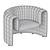 REMNANT Armchair: Sleek and Stylish Design 3D model small image 5