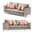 Lexington NOB HILL Sofa: Luxurious and Stylish 3D model small image 1