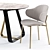 Calligaris Holly Dining Chair & Sunshine Table 3D model small image 7