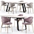 Calligaris Holly Dining Chair & Sunshine Table 3D model small image 11