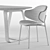 Calligaris Holly Dining Chair & Sunshine Table 3D model small image 16