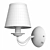 Classic Metal Wall Lamp with Switch 3D model small image 3