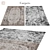 Elegant 280cm Rug: 3,888 Polys, 4,004 Vets 3D model small image 1