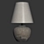 Zara Home Cement Base Lamp 3D model small image 2