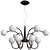 Elegant Aida Chandelier by Faneurope 3D model small image 3