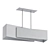 Sleek 7-Light Linear Pendant 3D model small image 2