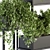 Elegant Black Box Stand Plant 3D model small image 4