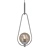 Sleek Chrome Pendant light by B.LUX 3D model small image 1