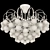 Elegant Pearl Chandelier 232016306 3D model small image 3