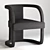 Elegant Rory Accent Chair 3D model small image 6