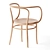 Elegant Bentwood Armchair Thonet 3D model small image 2