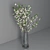 Blooming Cherry Branch in Vase 3D model small image 3