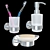 HANSGROHE Logis Accessory Set: Complete Bathroom Upgrade 3D model small image 5