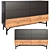 Modern 6-Drawer Chest LORA in Anthracite 3D model small image 1