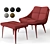 Columbus Lounge Chair: Ultimate Comfort 3D model small image 12