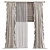 Versatile Curved Top Curtain 3D model small image 1