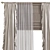 Versatile Curved Top Curtain 3D model small image 2