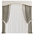 Refined Curtain Design 3D model small image 1