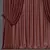 Refined Curtain Design 3D model small image 3