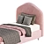 Modern Medea Single Bed: Stylish and Comfortable 3D model small image 6