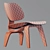 Vitra LCW Plywood Lounge Chair Wood: Scandinavian Design 3D model small image 5