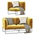 Modern Siesta Armchair: Andreu World 3D model small image 2